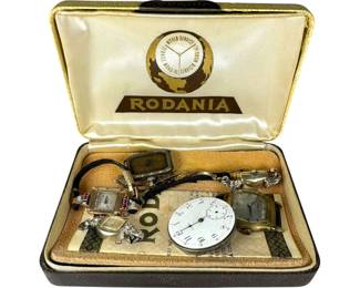 Vintage Watches Includes 14kt Gold Ladies Hamilton with Diamonds