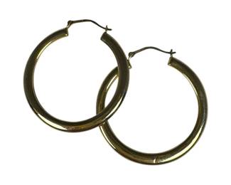 10kt Yellow Gold Hoop Earrings