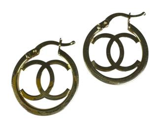 14kt Yellow Gold Fashion Hoop Earrings