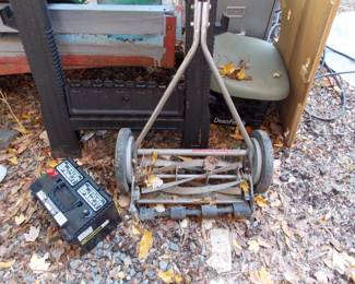 Old Fashion push mower