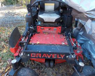 Gravely riding mower