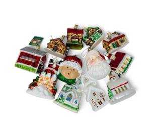 8 Setof12BlownGlassOrnamentsSomeBrandNewwTags