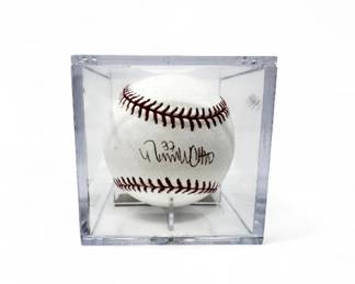 46 NormCharlton37SignedBaseballSeattleMarinersPitcher