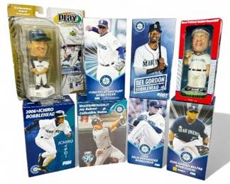 108 SeattleMarinersBobbleheadLotIchiroBeltreBuhnerMore
