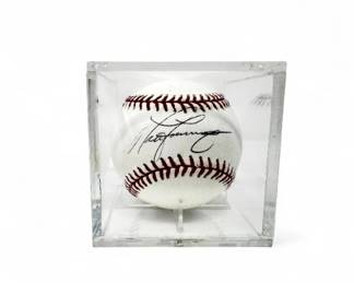 37 ArthurRhodesSignedBaseballinDisplayCase