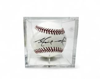 27 MikeMorse12SignedBaseballinDisplayCase