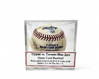 111 2006GameUsedBaseballMarinersvsTorontoBlueJays