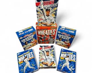 65 ARodMarinersWheatiesCerealBoxLot7pcwUnopenedBox