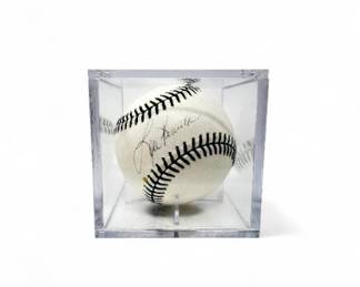35 LouPiniellaSignedBaseballinDisplayCase