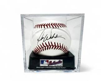 90 DonWakamatsuSignedBaseballinDisplayCase