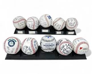 115 TeamSignedBaseballLot1990s2000sUnverifiedAutographs