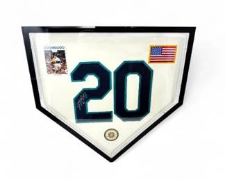 13 JJPutzSignedJerseyNumberDisplaywCardFramed