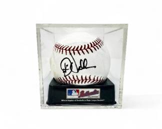 43 DaveValleSignedBaseballRawlingsMLBDisplayCase