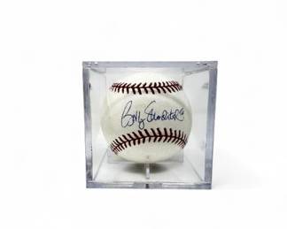 78 BobbyMadritschSignedBaseballDated2004InDisplayCase