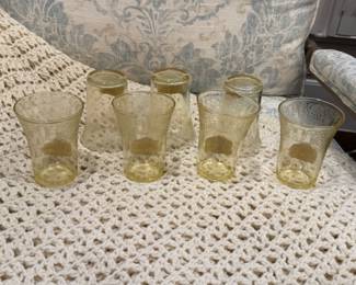 Antique Hazel Atlas Florentine #2 depression glass