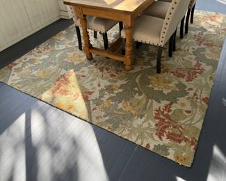 Vintage Pottery Barn wool rug