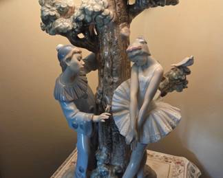 Lladro 'Ballet Theme' Lamp