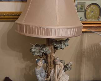 Lladro 'Ballet Theme' Lamp