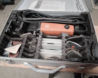 Fein MultiMaster MSxe 636 II oscillating multi-tool kit.