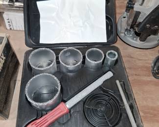 Artu tungsten carbide grit hole saw set