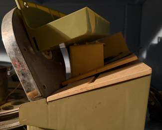 old meat slicer