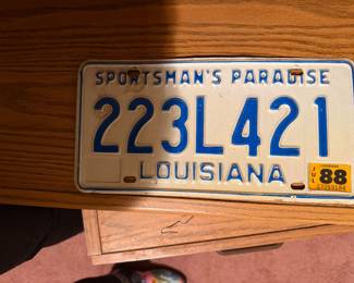 Louisiana license plates