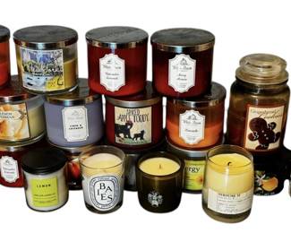 LARGE Lot of Candles