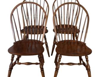 Set of Four Windsor Dining Chairs