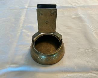 Secessionist bronze match holder, Austo-Hungarian.  