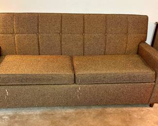 Vintage Mid Century Kroehler Sleep or Lounge Sleeper Sofa Hide a Bed.