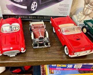 Collectible Diecast Cars w/COA.