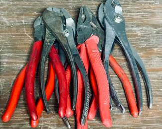 Assortment of Pliers and Cutters