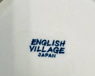 Vintage English Village Japan Dishes.