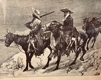 Fredric Remington Limited Edition Series Numbered Framed Wall Art.