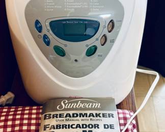 Sunbeam Programmable Bread Maker.