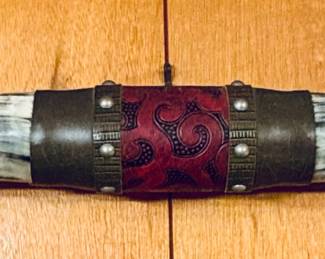 Mounted Steer Horns. 28"