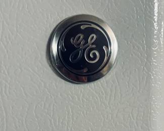 White GE Top-Freezer Refrigerator