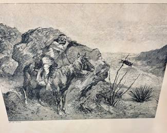 Fredric Remington Limited Edition Series Numbered Framed Wall Art.