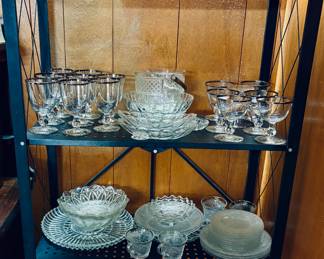 Vintage Glass and Crystal.