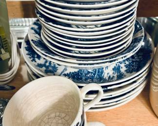 Vintage English Village Japan Dishes.