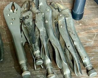 Assortment of Vice Grips.