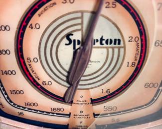 Sparton 1068 "Selectronne" Console Radio,  Vintage Art Deco Radio. 1930's Era