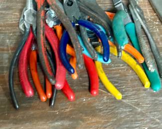 Assortment of Pliers and Cutters