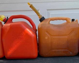 Four 5Gallon Gas Cans