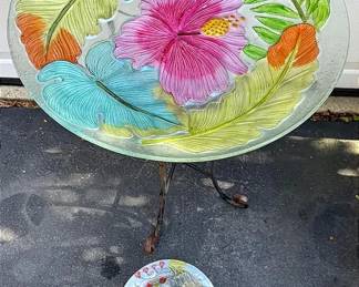 Hand Painted Bird Baths
