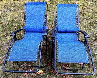 Pair of Zero Gravity Chairs