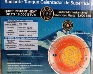 Radiant Tank Top Heater DynaGlo