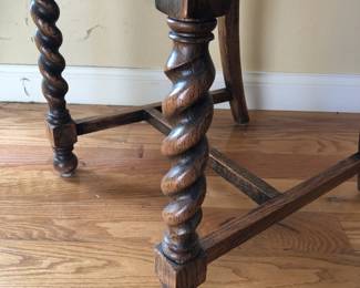 Barley twist chairs and table 