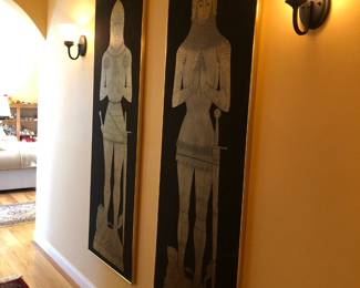 Life sized rare brass rubbings English 