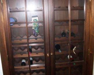 Walnut Wine Cabinet